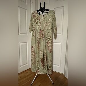 April Cornell Floral Maxi Dress